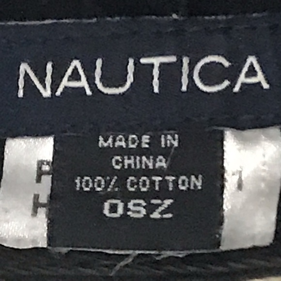 Nautica NS83 Adjustable Navy Blue Cotton Ball Cap - Picture 13 of 15